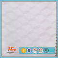 Wholele White Check 100% Polyester Fabric